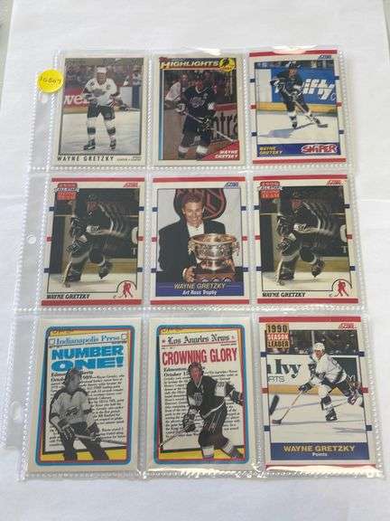 9 - Wayne Gretzky Hockey Cards - Yorkton Auction Centre