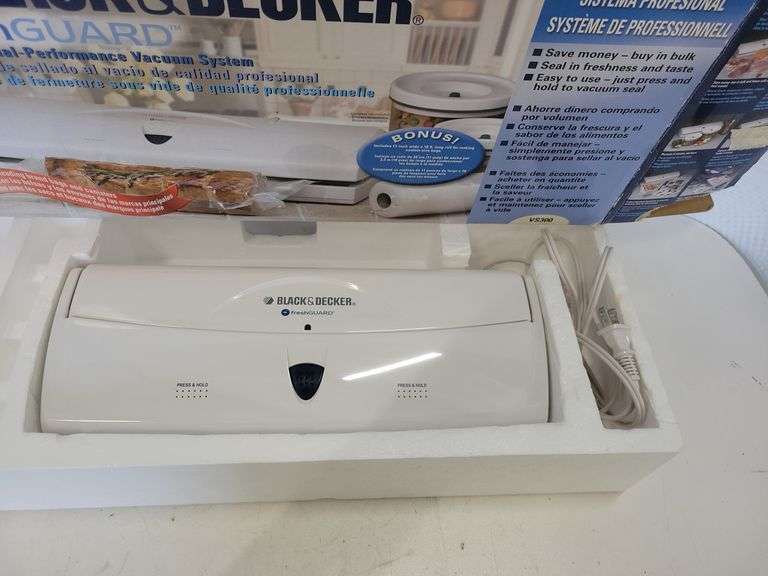 Black & Decker Professional Performance Vacuum System Yorkton Auction Centre