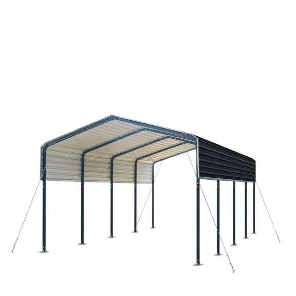 Metal Garage Carport Shed 12' x 20' TMGMSC1220 Yorkton Auction Centre