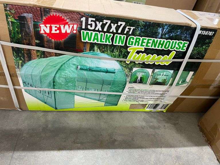 Walk In Greenhouse 15'x7'x7' Yorkton Auction Centre