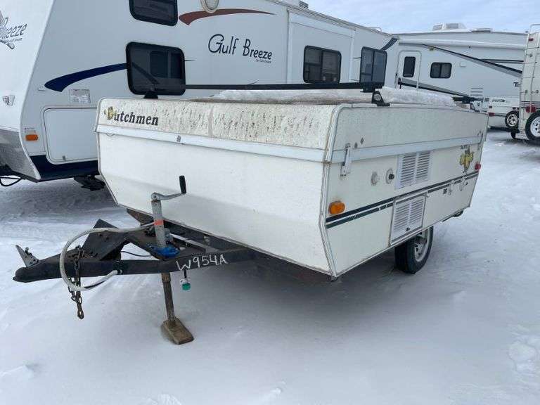 1995 Dutchmen Tent Trailer (Missing Hand Crank Assembly To Lift
