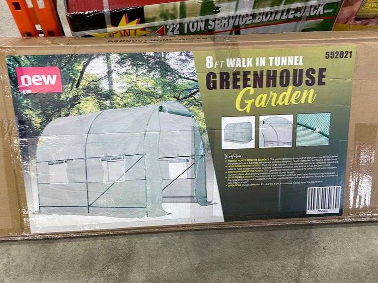 8' Walk In Tunnel Greenhouse Yorkton Auction Centre