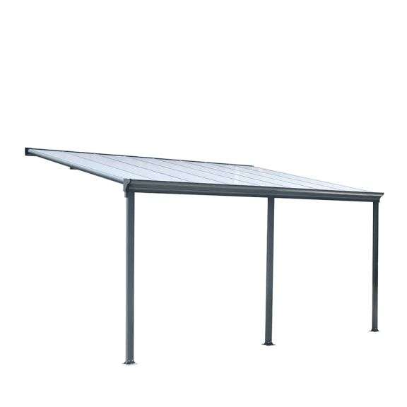 Patio cover with clear roof 10' x 16' TMGLPC16 Yorkton Auction Centre