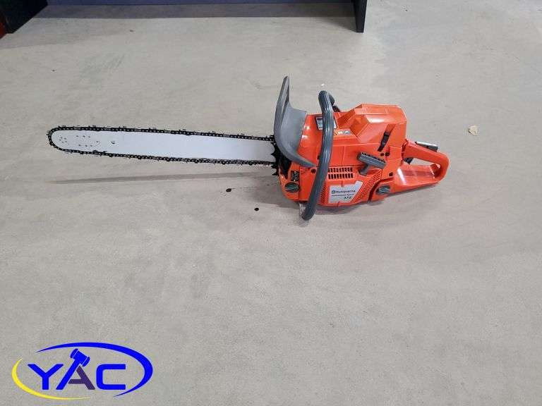 Husqvarna 372 Special Chainsaw Running Yorkton Auction Centre