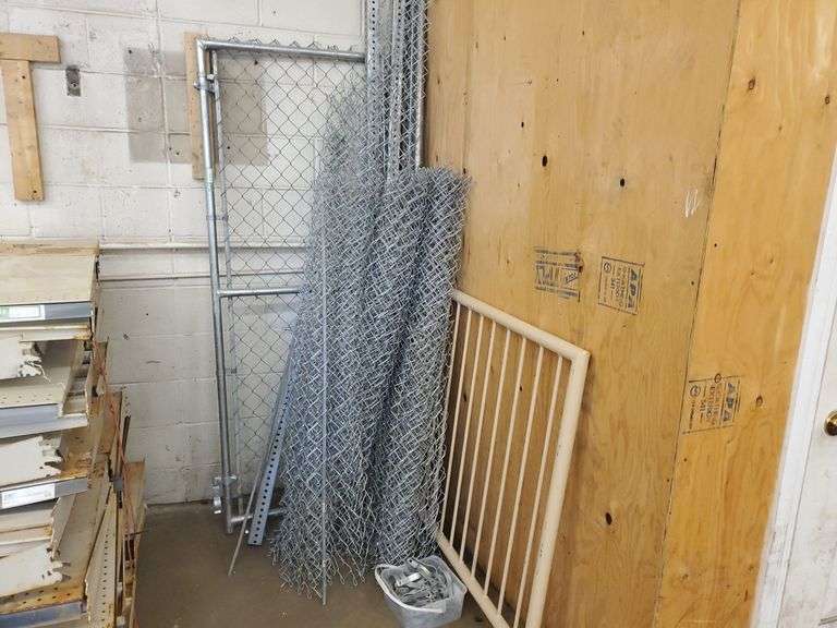 Chain link fence Yorkton Auction Centre