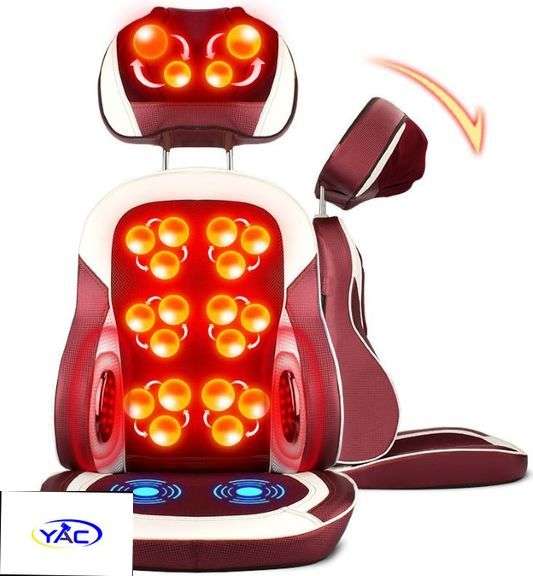 ADJUSTABLE SHIATSU MASSAGE CUSHION Yorkton Auction Centre