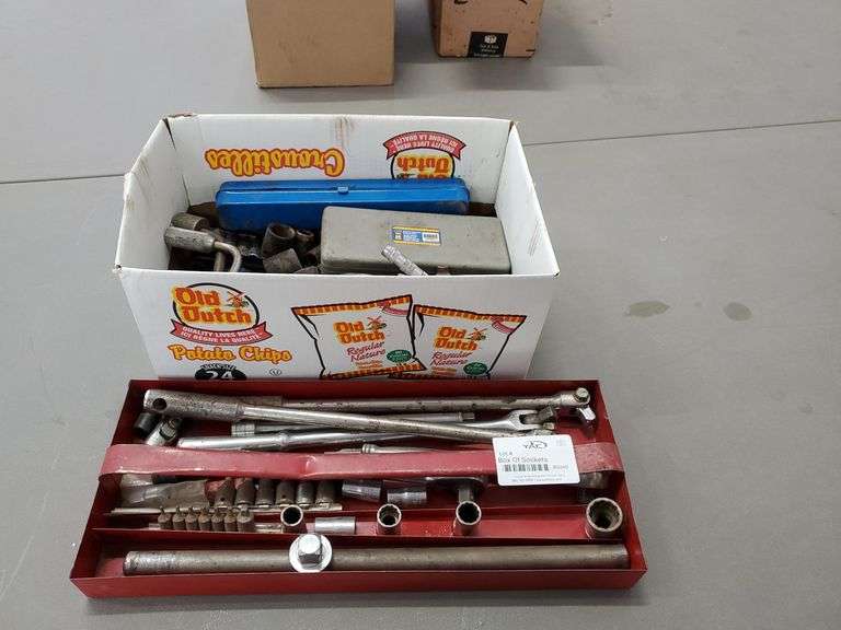Box Of Sockets Yorkton Auction Centre