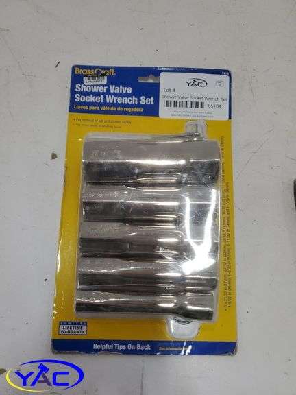 KOSIDA 10-Piece Shower Valve Socket Wrench Set – Dual Ended, 6-22mm, For Plumbing & Spark Plugs