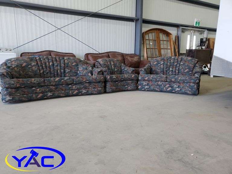 Couch, Love Seat and Chair Yorkton Auction Centre