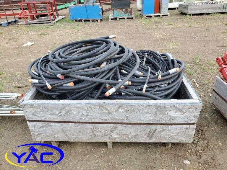 Crate Of Hydraulic Lines Yorkton Auction Centre