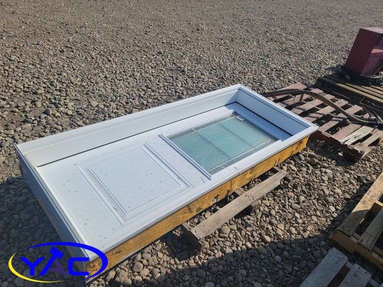 32" Metal Exterior Door Dents on door Yorkton Auction Centre