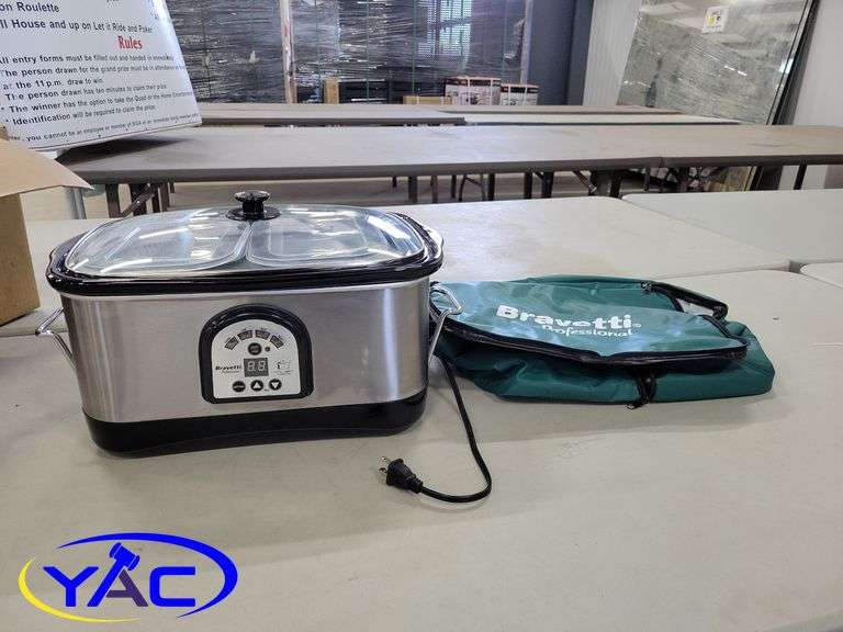 Bravetti 8 Liter Slow Cooker Yorkton Auction Centre