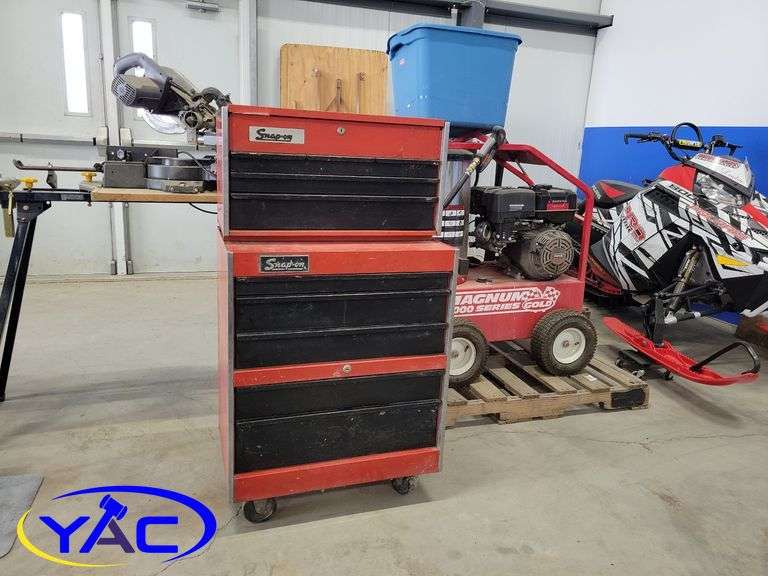 Snap On Tool Chest & Contents Yorkton Auction Centre