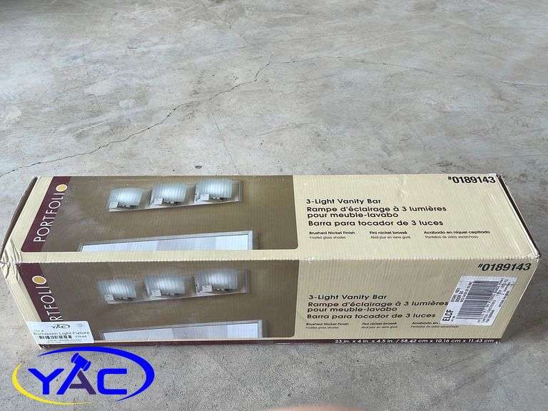 Bathroom Light Fixture Yorkton Auction Centre