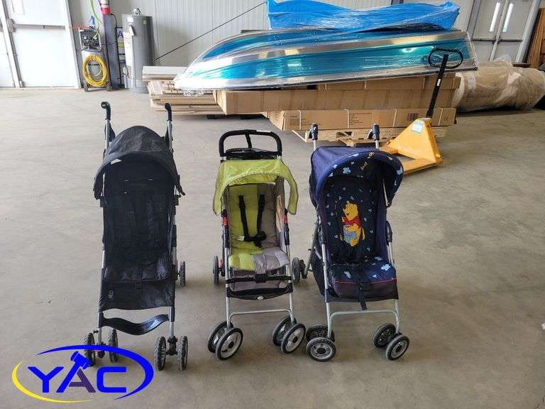 3 Baby STrollers Yorkton Auction Centre