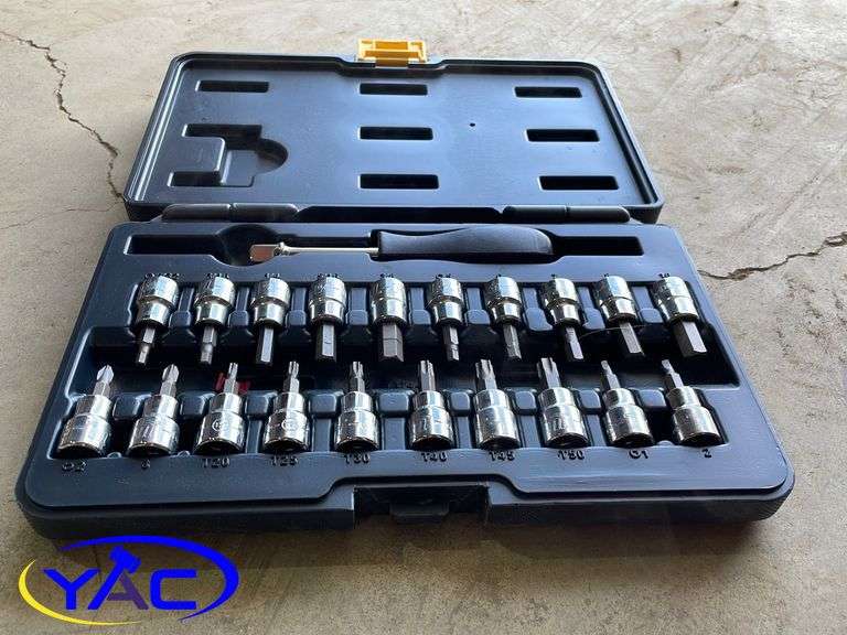Mastercraft 21 Piece Allen Key Torx Socket Set Yorkton Auction Centre