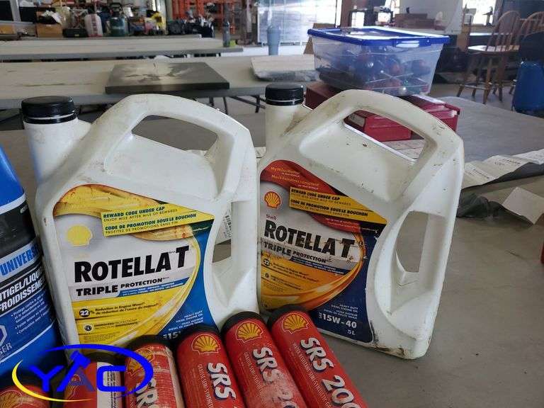 Assorted Automotive Fluids Yorkton Auction Centre