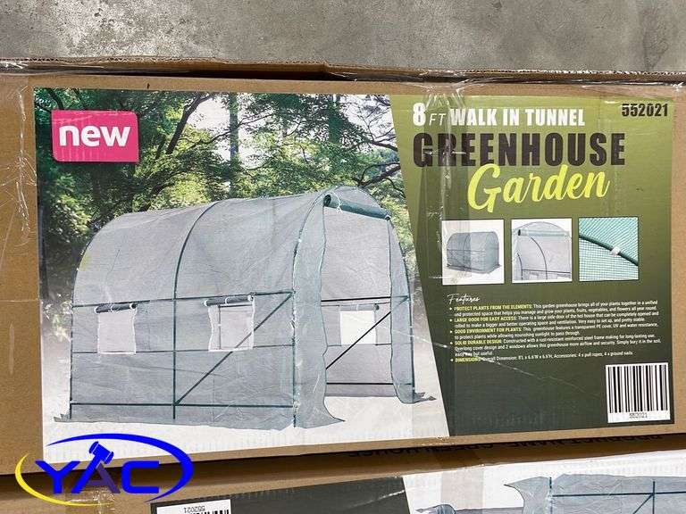 8' Walk In Tunnel Greenhouse Yorkton Auction Centre