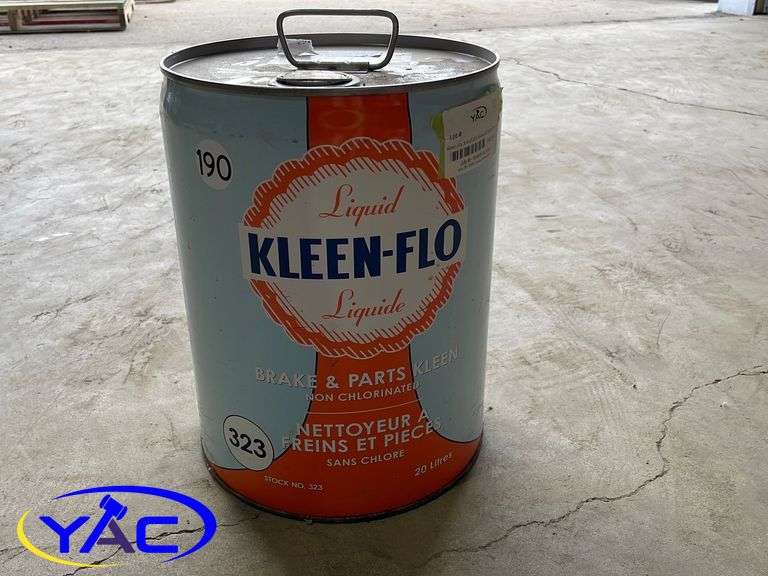 Kleen Flo 3/4 of 20L Brake & Parts Cleaner Yorkton Auction Centre