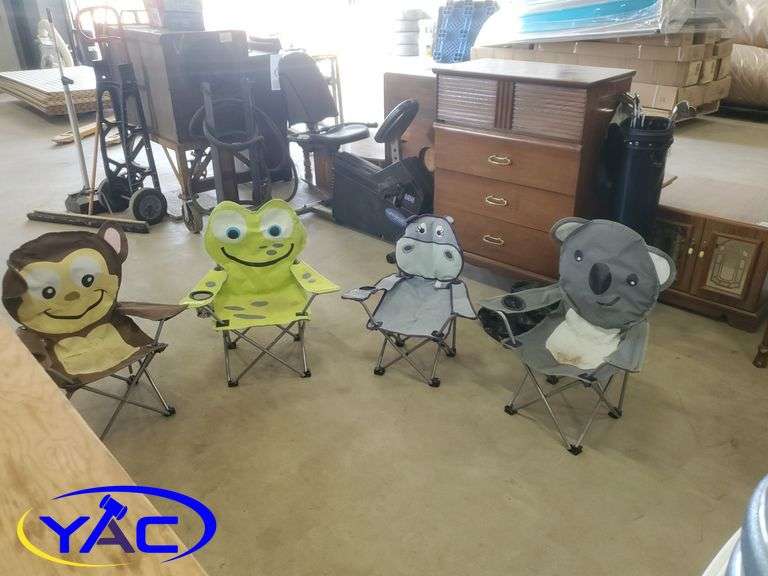 4 Kids Folding Lawn Chairs Yorkton Auction Centre