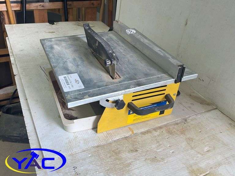 Diamond Tile Cutter Yorkton Auction Centre