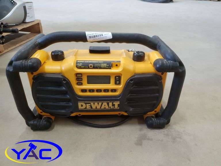 Dewalt Boombox Yorkton Auction Centre