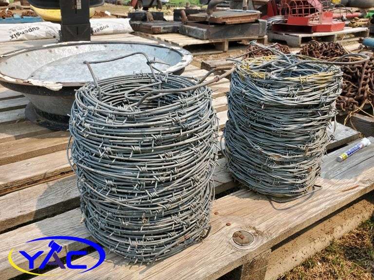 2 Rolls Of Barbed Wire Yorkton Auction Centre