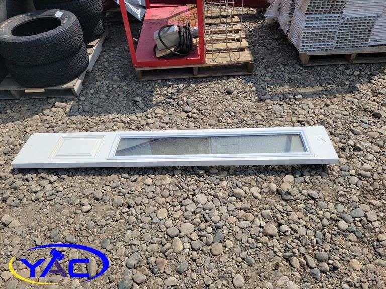 Front door, Exterior Side Lite W/ Glass Yorkton Auction Centre