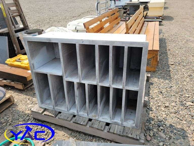 White Shelf Unit for Tool Storage Yorkton Auction Centre