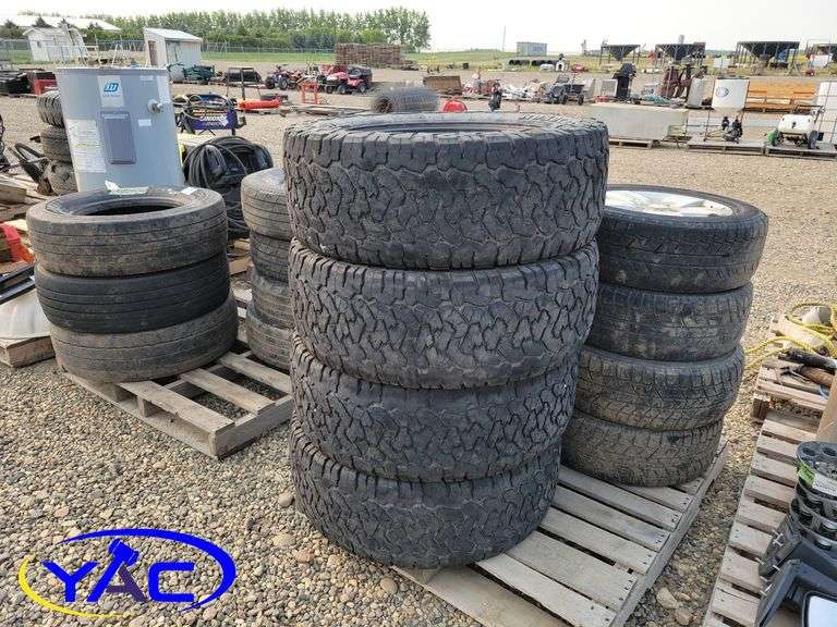4 35x12.50R20Lt Tires Yorkton Auction Centre