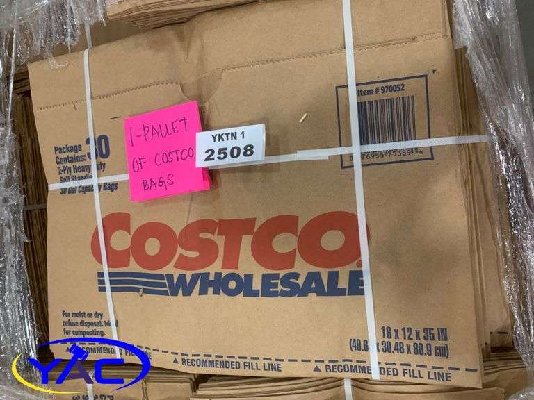 PALLET OF COSTCO LEAF BAGS Yorkton Auction Centre