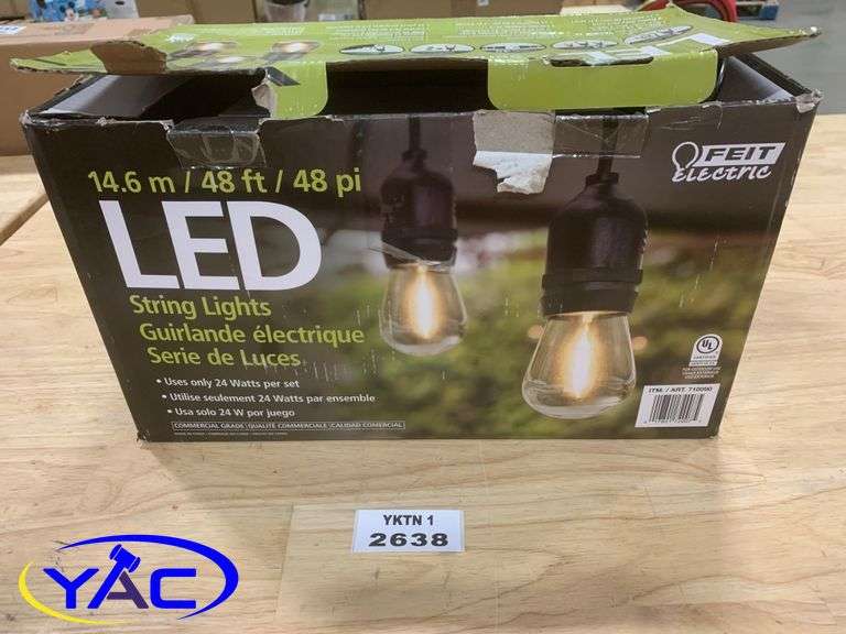 FEIT LED STRING LIGHT Yorkton Auction Centre