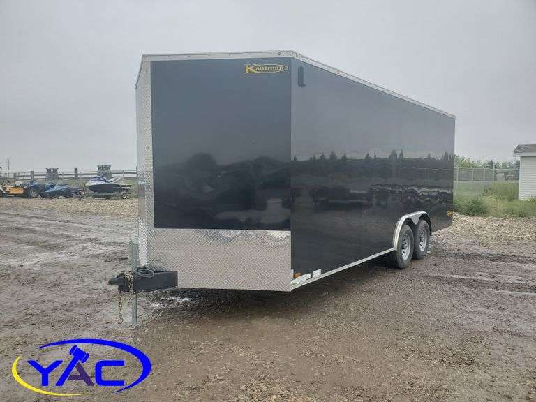 2022 KAUFMAN 8.5X20 ENCLOSED TRAILER Yorkton Auction Centre