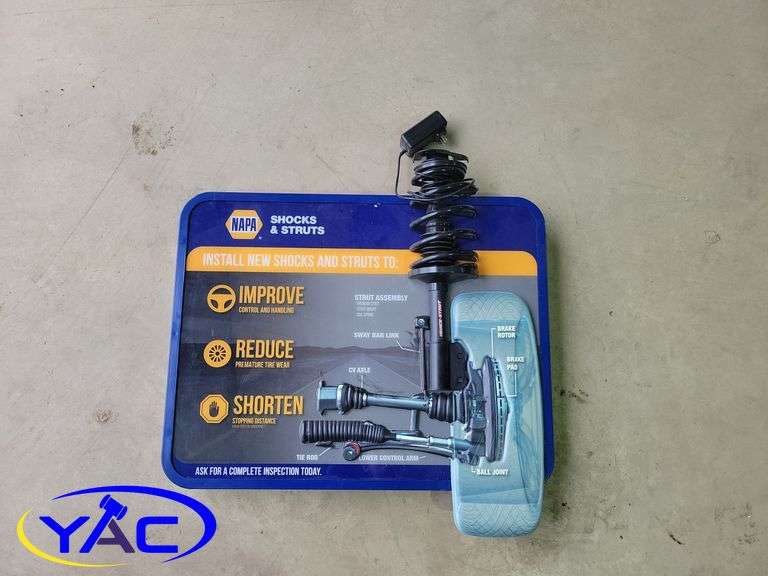 Lite Napa Shock & Strut Display Sign - Yorkton Auction Centre