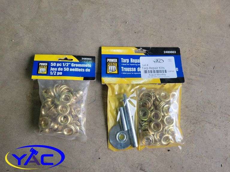 Tarp Repair Kits Yorkton Auction Centre