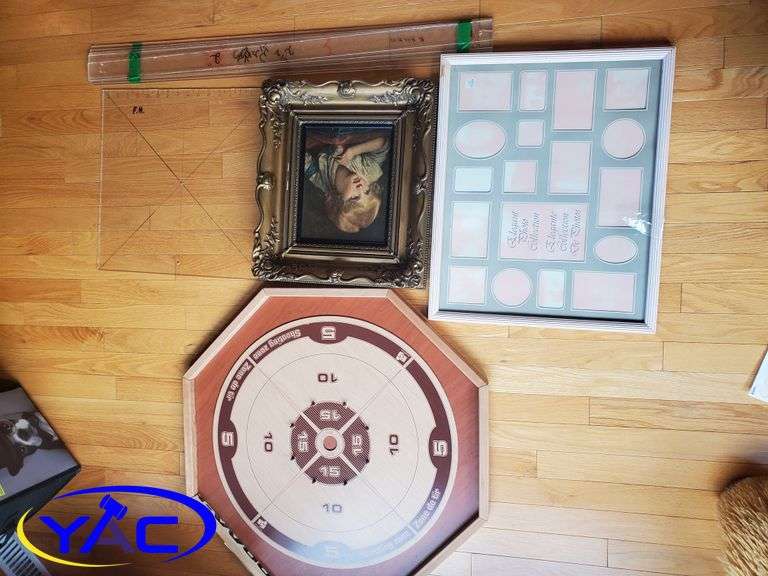 Assorted Picture Frames & Games Yorkton Auction Centre