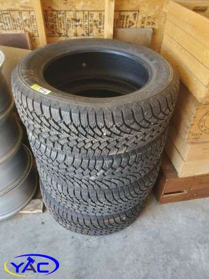 4 - 245 / 55R19 Winter Tires - Yorkton Auction Centre