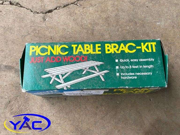 Picnic Table Brackets Yorkton Auction Centre