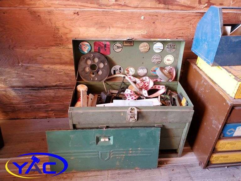 Tool Box W/ RC Engine Parts Yorkton Auction Centre