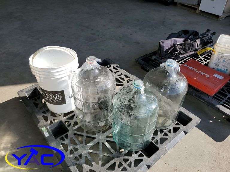 3 Carboys for Beer & Wine Making Yorkton Auction Centre