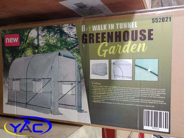 8Ft Walk In Tunnel Greenhouse Garden Yorkton Auction Centre