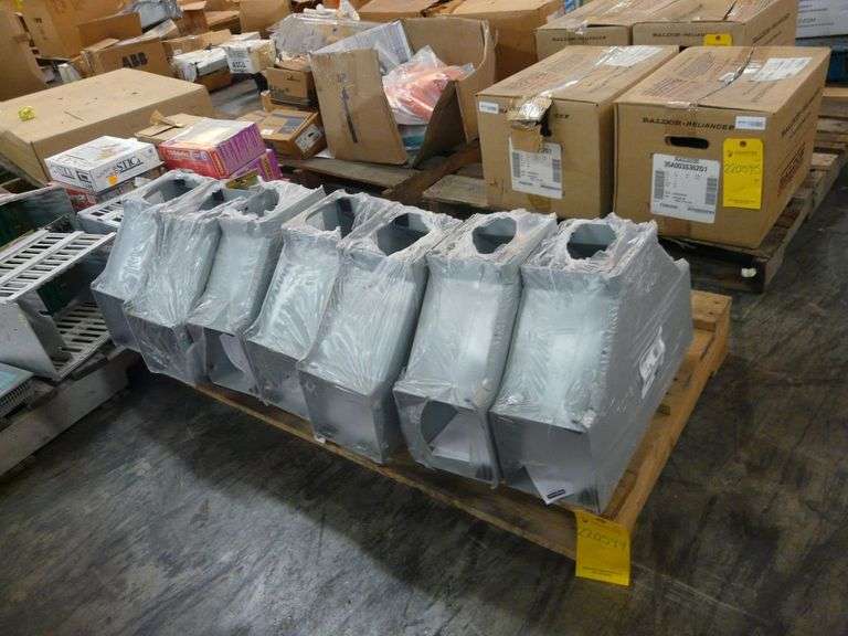 Lot of (7) Hoffman Gutter Fittings Yellow Tag Auctions