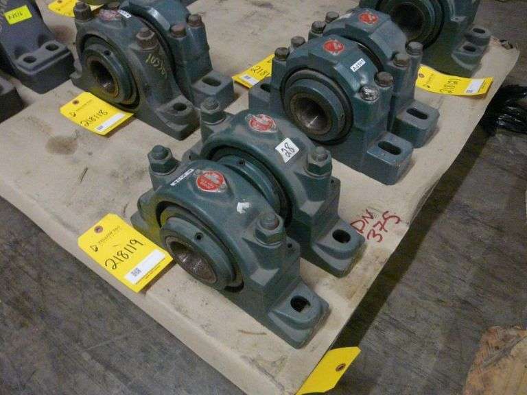 Lot of (2) Dodge Pillow Block Bearings Yellow Tag Auctions