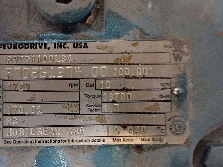 Sew Eurodrive Gear Motor - Yellow Tag Auctions