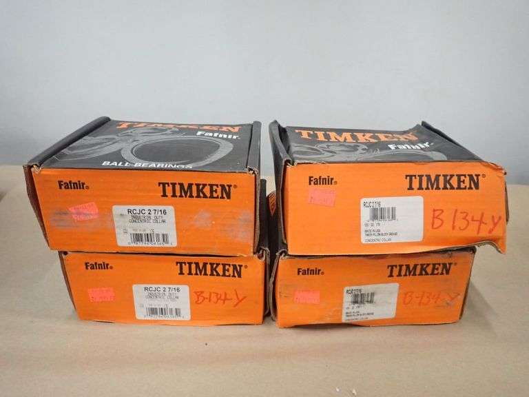 Lot of (4) Timken Bearings Yellow Tag Auctions