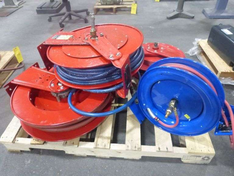 Lot of Reelcraft and Coxreels Hose Reels Yellow Tag Auctions