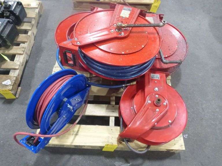 Lot of Reelcraft and Coxreels Hose Reels Yellow Tag Auctions