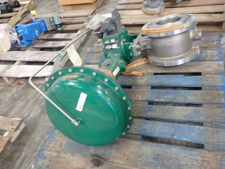 Fisher Ball Valve Actuator Assembly Yellow Tag Auctions