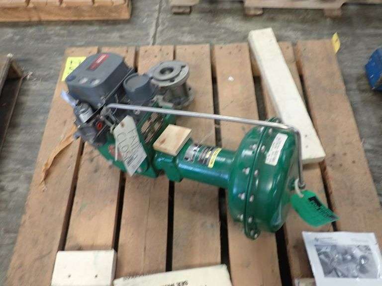 Fisher Ball Valve Actuator Assembly Yellow Tag Auctions