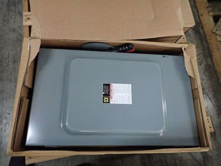 Lot of (2) Square D Heavy Duty Safety Switches Yellow Tag Auctions